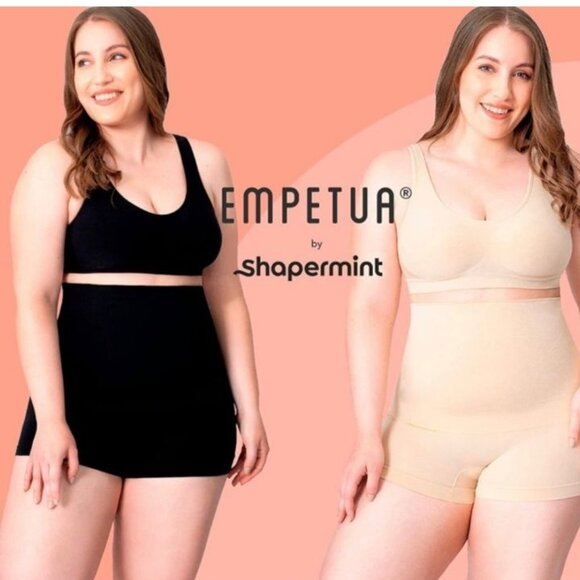 NEW Empetua Shapermint All Day Every Day High-Waisted Shaper Boyshort 4XL Nude - Picture 5 of 10